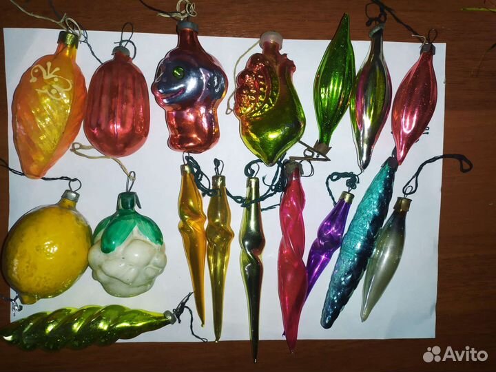 Елочные игрушки СССР