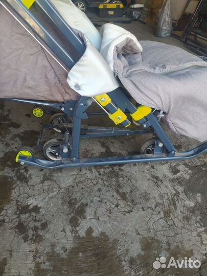 Санки коляска ника