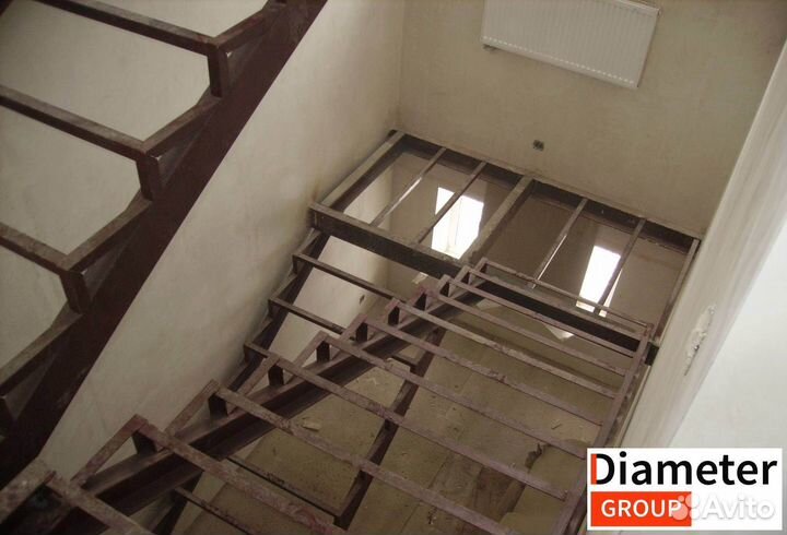 Изготовление лестницы с освещением