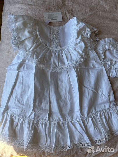 Платье для крещения девочки 92