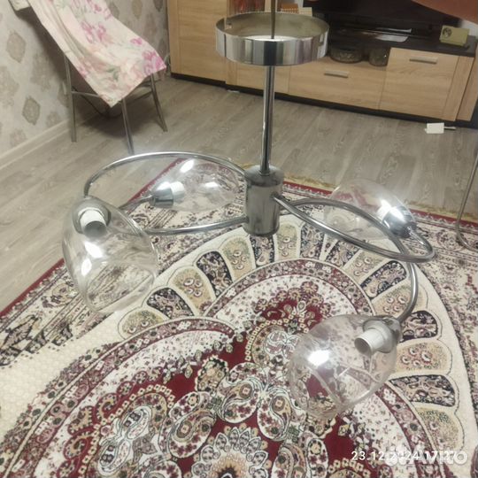 Люстра потолочная подвесная бу