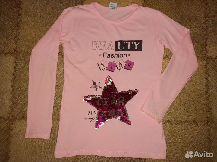 Лонгслив для девочки 116