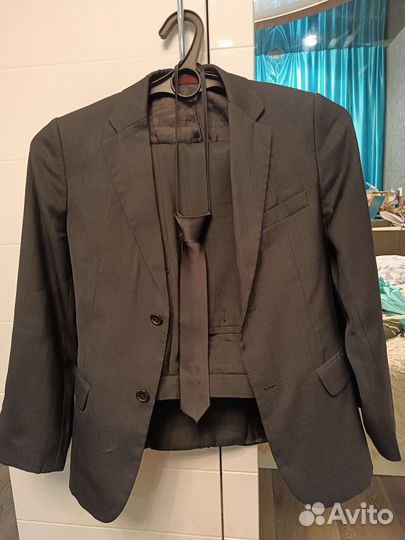 Пиджак школьный для мальчика 158