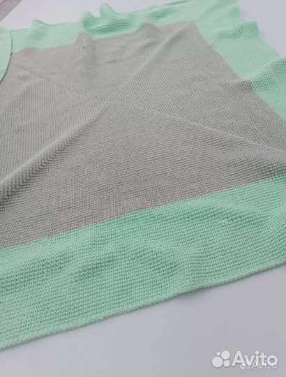 Плед детский вязаный ручная работа