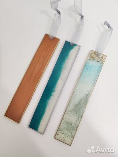 Закладки для книг из эпоксидной смолы