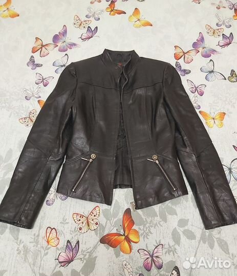 Куртка кожаная женская размер 38-40