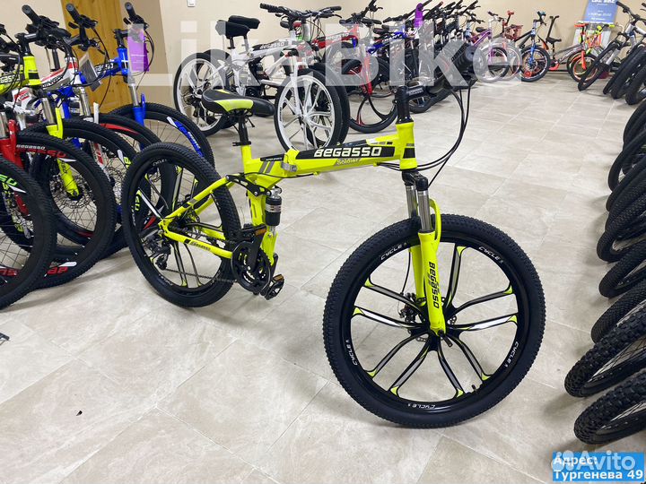 Велосипед складной на литых дисках