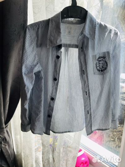 Рубашка на мальчика 116