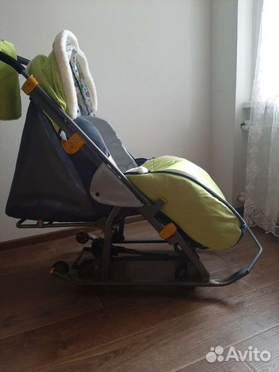 Коляска санки ника