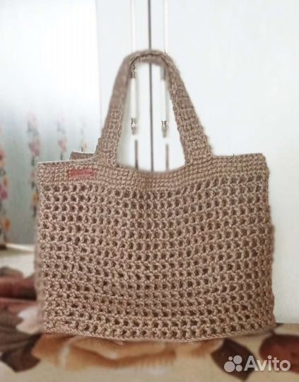 Сумка из джута