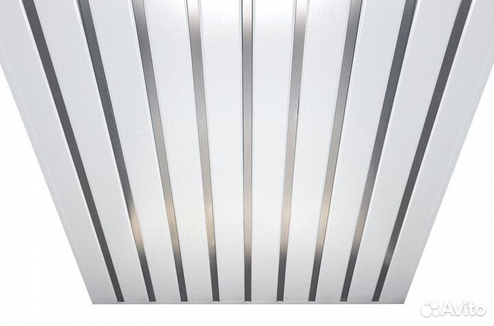 Реечные потолки. Комплект 1,72*1,5 м. Бел. мат/сер