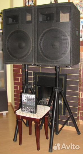 Колонки активные Park 1200W 2ш D15