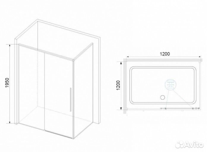 Душевой уголок RGW Stilvoll SV-42 В 120x120
