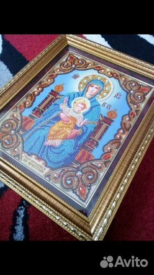 Икона вышитая бисером