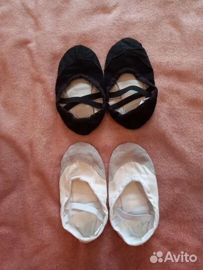 Купальник гимнастический с лосинами +балетки