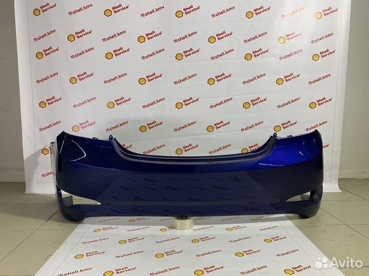 Бампер задний Hyundai Solaris 1 Рестайлинг