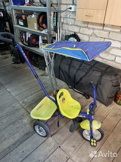 Детский трехколесный велосипед бу