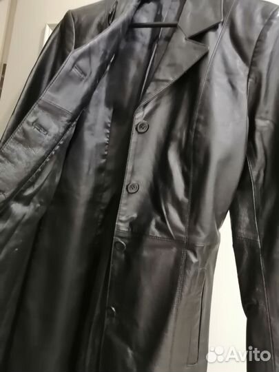 Кожаный плащ женский натуральная кожа