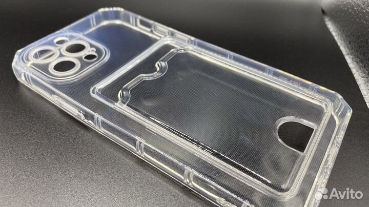 Чехол на iPhone 12 с кармашком