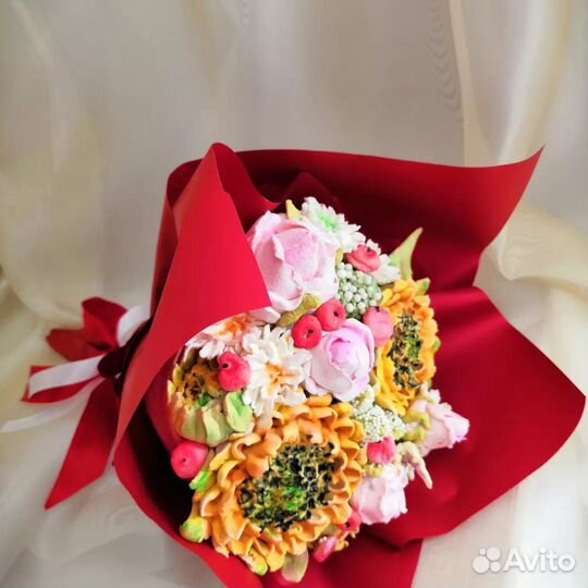 Съедобные Букеты из зефира на праздники