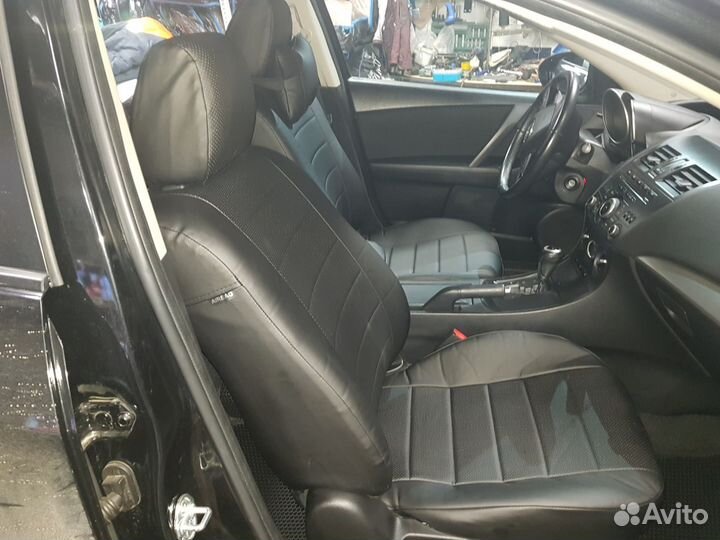 Авточехлы с Установкой Мазда 3 Экокожа