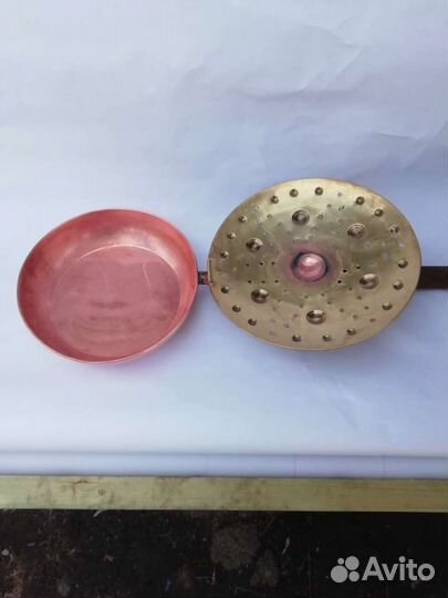 Грелка медная для кровати 19 в