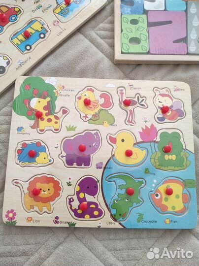 Пазл деревянный, рамка вкладыш