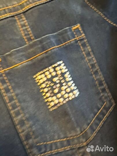Джинсовая рубашка кофта р.12