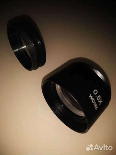 Линза барлоу для микроскопа 0.5х