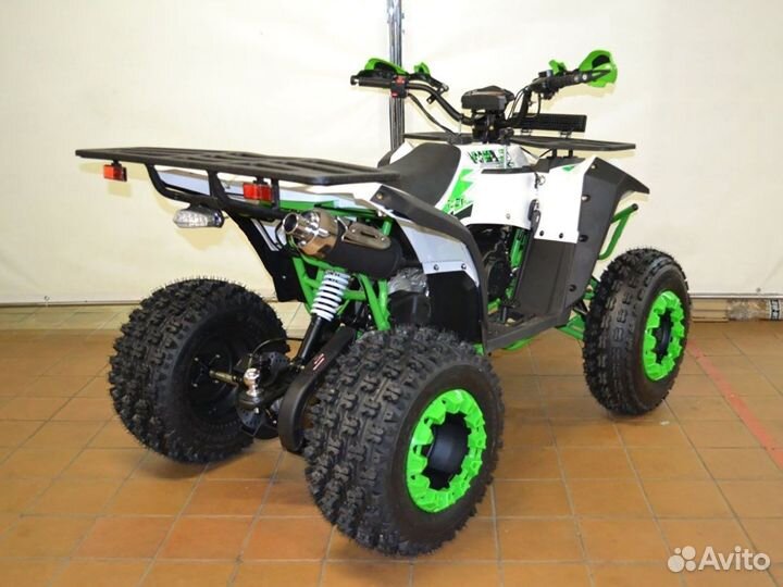 Квадроцикл Wels ATV Thunder EVO 200 X бело-зеленый