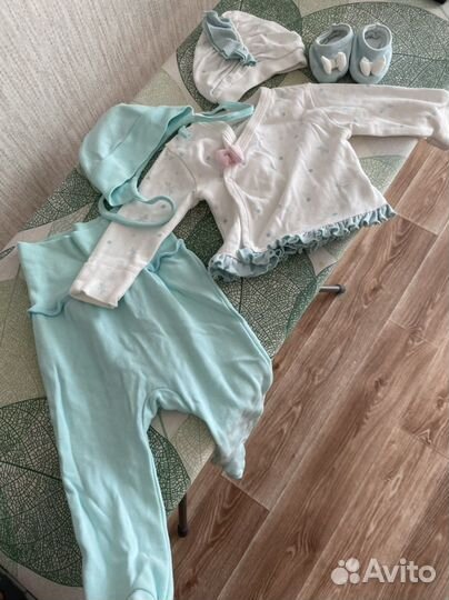 Пакет брендовых вещей на девочку 62 -68