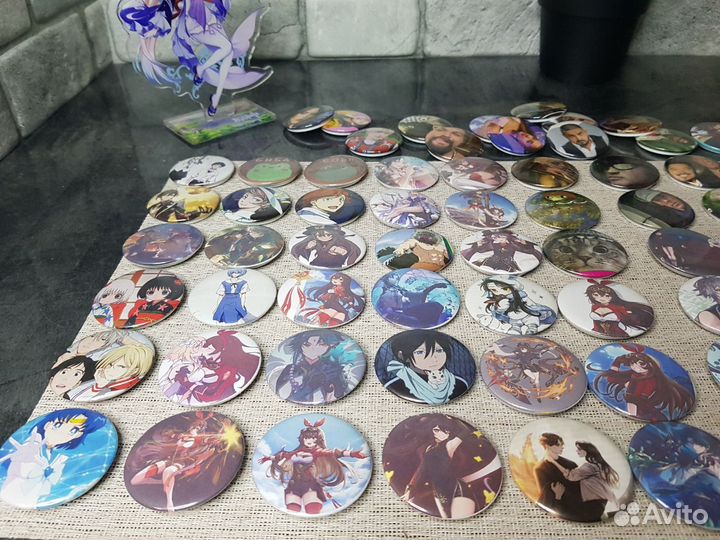 Значки аниме и с любым Вашим принтом