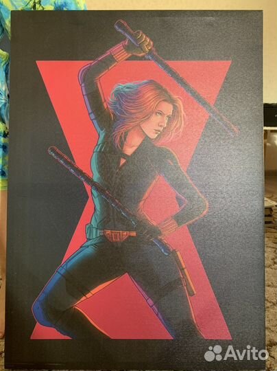 Картина интерьерная «Черная вдова» Marvel