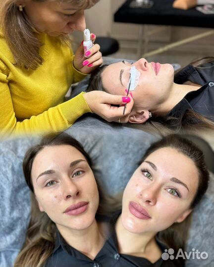 Обучение наращивание ресниц. Перманентный макияж