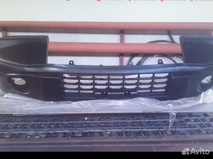 Предний бампер mitsubishi pajero 12-15 год