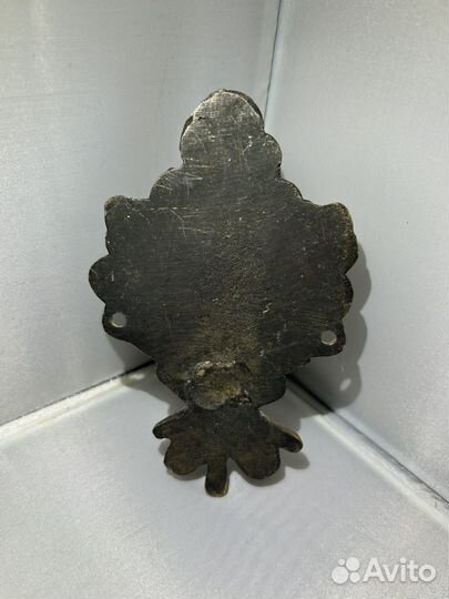 Крепление Дубовый лист бронза