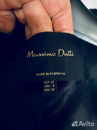 Massimo dutti пиджак женский 46 черный