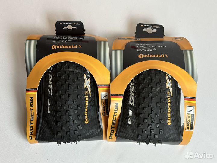 Покрышки Continental X King Кевлар 26 2.2