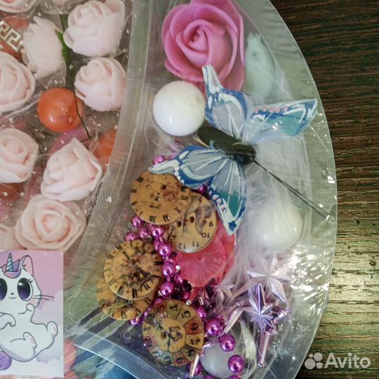 Материалы для творчества, искусственные цветы