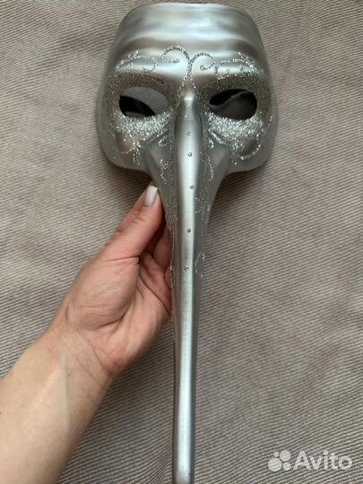 Чумной доктор Венецианская маска новогодняя