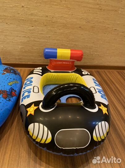 Полотенце халат пончо, надувной круг игрушки