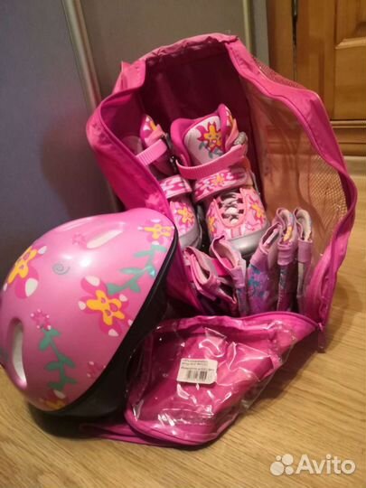 Роликовые коньки детские раздвижные