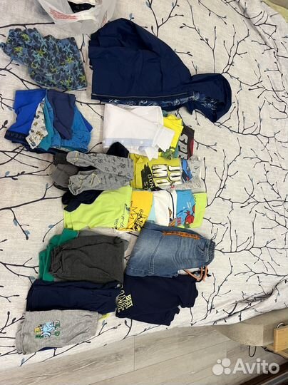 Летние и осенние вещи на мальчика пакетом