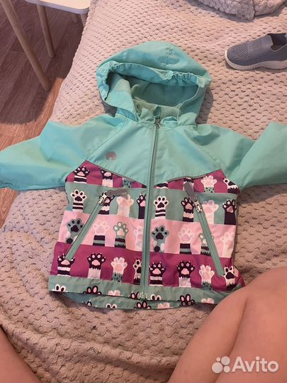 Куртка, ветровка для девочки 80-86