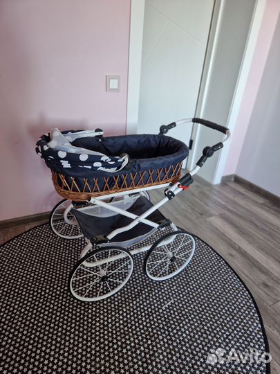 Детская коляска для кукол Wakart Моника Ретро