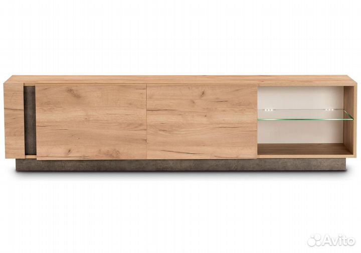 Тв-тумбы Арчи 10.86 дуб золотой craft - камень тем