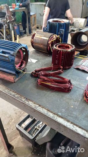 Ремонт эл.двигателей асинхронных,с фазным ротором