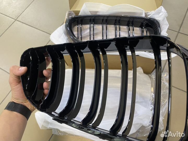 Решетка радиатора BMW F06 / F12 карбон