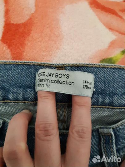 Джинсы GEE JAY boys. Slim fit. 14 +. 170 см