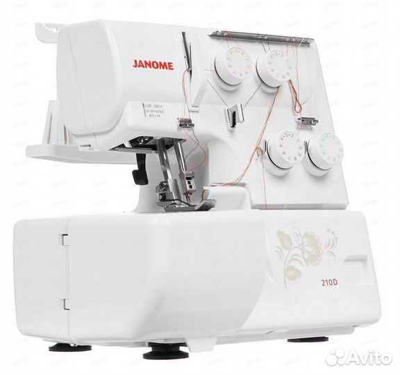Оверлок janome 210d